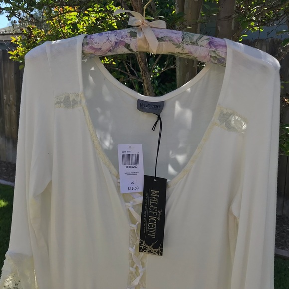 Disney Maleficient Aurora Tie Up Bell Sleeve Dress - Picture 5 of 8